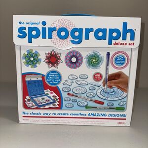 Spirograph Deluxe Art Set Original Pen Craft Design Kit Paper Drawing Geometric
